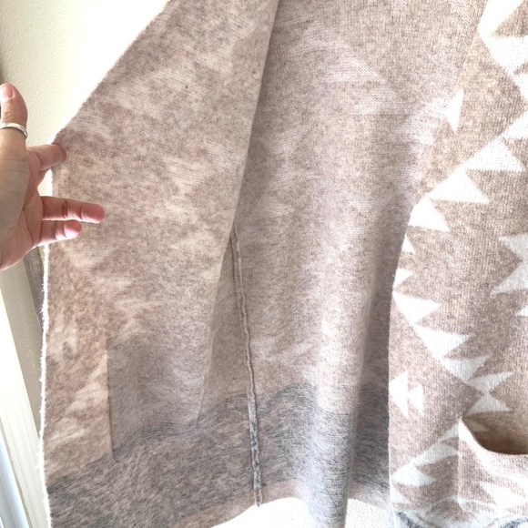 Frye Southwest Aztec Cardigan Sweater Size Medium - Picture 4 of 9